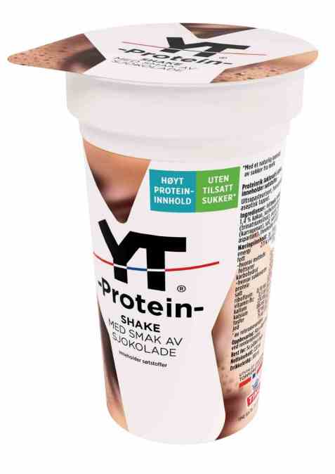 Bilde av Tine YT Proteinshake sjokolade.