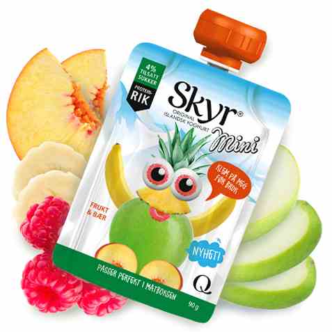 Bilde av Q skyr mini frukt og bær.