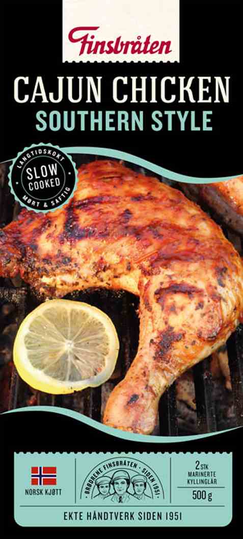 Bilde av Finsbråten cajun chicken 500gr.