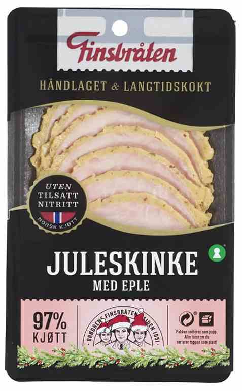 Bilde av Finsbråten juleskinke røkt med eple.