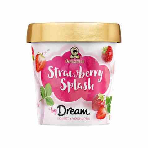 Bilde av Diplom-is Dream strawberry splash.