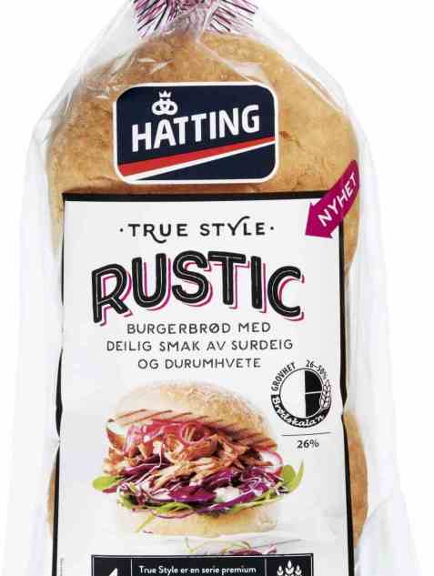 Bilde av Hatting True Style Rustic hamburgerbrød.
