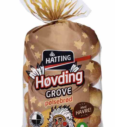 Bilde av Hatting Høvding grove pølsebrød.