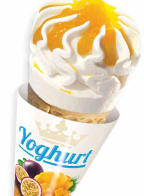 Bilde av Isbilen Kroneis yoghurt Mango & Pasjon.