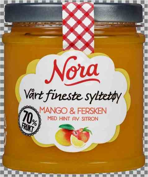 Bilde av Nora Mango- og ferskensyltetøy med hint av sitron.