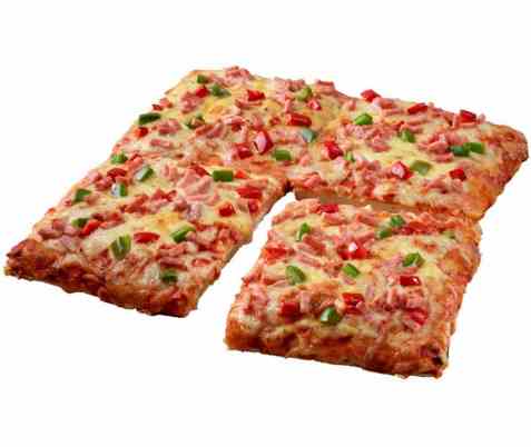 Bilde av Stabburet Firkantpizza m/skinke halvgastronorm 700 g.