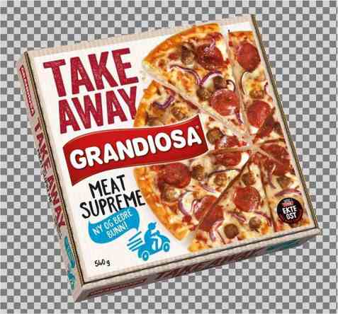 Bilde av Grandiosa take away Meat Supreme.