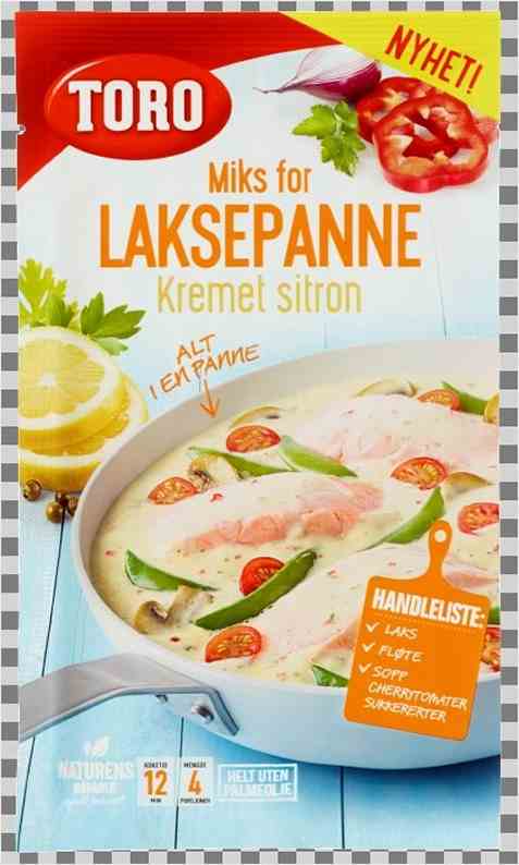 Bilde av Toro Miks for laksepanne kremet sitron.