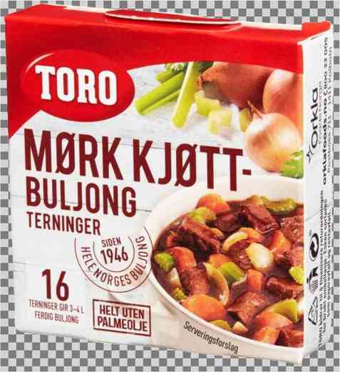Bilde av Toro Mørkt Kjøttbuljong terning.