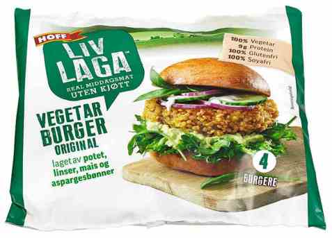 Bilde av Hoff Liv Laga Vegetarburger.