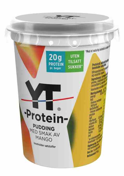 Bilde av Tine YT Proteinpudding mango.