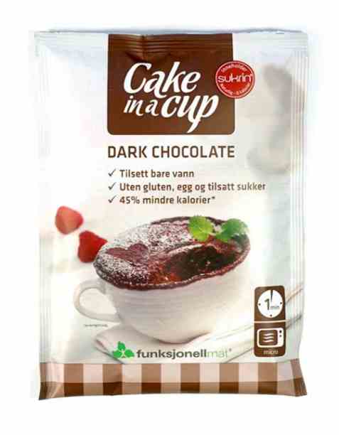 Bilde av Funksjonell mat cake in a cup sjokolade.