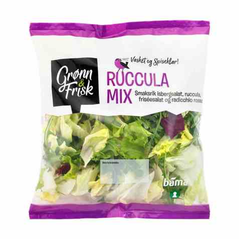 Bilde av Grønn og frisk ruccula mix.