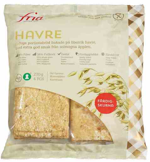 Bilde av Fria glutenfrie havrerundstykker.