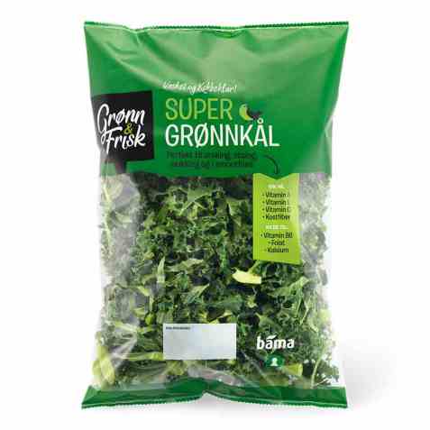 Bilde av Grønn og frisk super grønnkål.