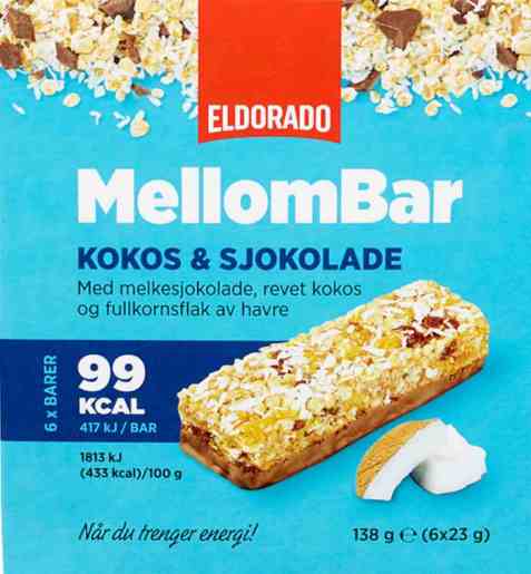 Bilde av Eldorado mellombar kokos og sjokolade.