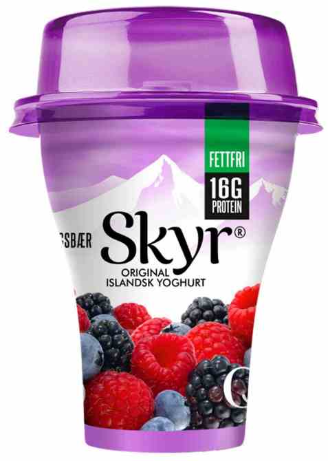 Bilde av Q skyr skogsbær.