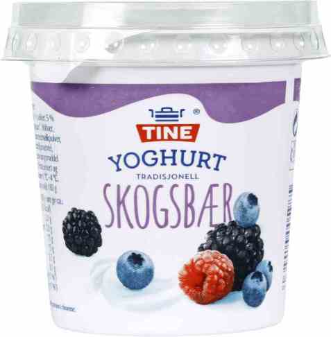 Bilde av Tine Yoghurt Skogsbær 180 gr.