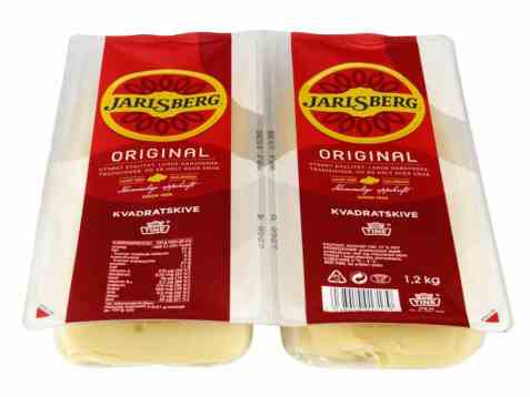 Bilde av Tine Jarlsberg kvadratskiver 1,2 kg.