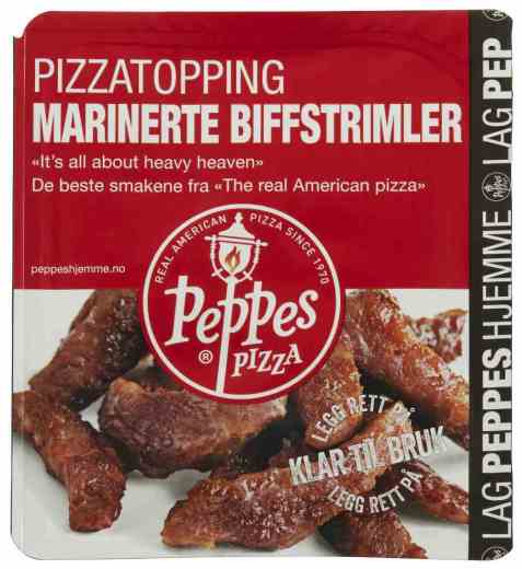 Bilde av Peppes Marinerte Biffstrimler.