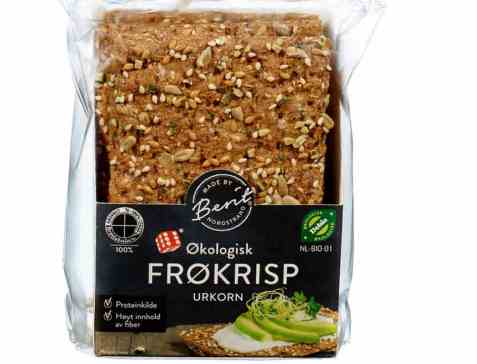 Bilde av Berit Nordstrand økologisk frøkrisp urkorn.
