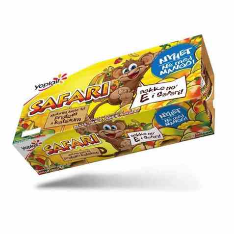 Bilde av Fjordland Yoplait Safari Yoghurt 8x125 g.
