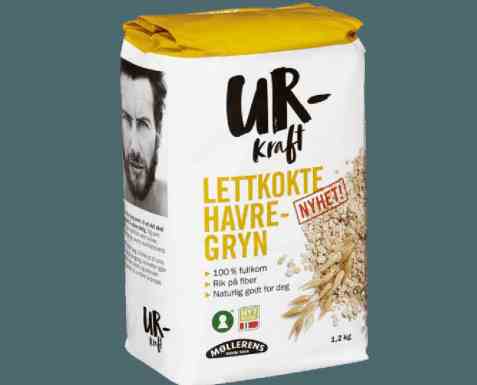 Bilde av Møllerens Urkraft Lettkokte Havregryn. Bilde av Møllerens Urkraft Lettkokte Havregryn.