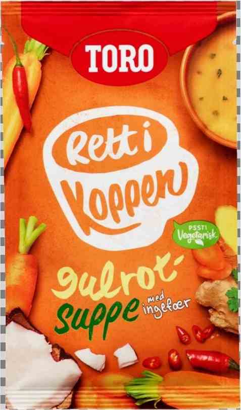 Bilde av Toro Rett i koppen Gulrotsuppe.