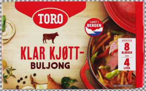 Bilde av Toro Klar kjøttbuljong blokk 80 gr.