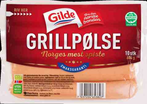 Bilde av Gilde Grillpølse 600 gr.