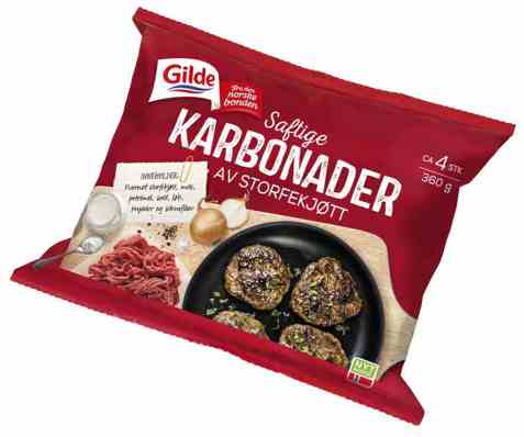 Bilde av Gilde saftige Karbonader av storfekjøtt 360 gr.