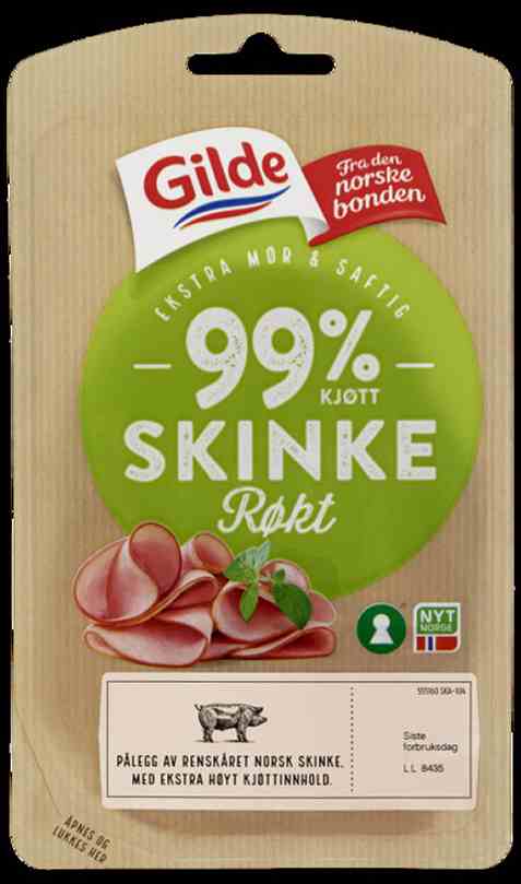 Bilde av Gilde Naturlig God Røkt Skinke 90g.