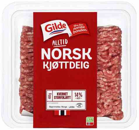 Bilde av Gilde kjøttdeig av storfe 400 gr.