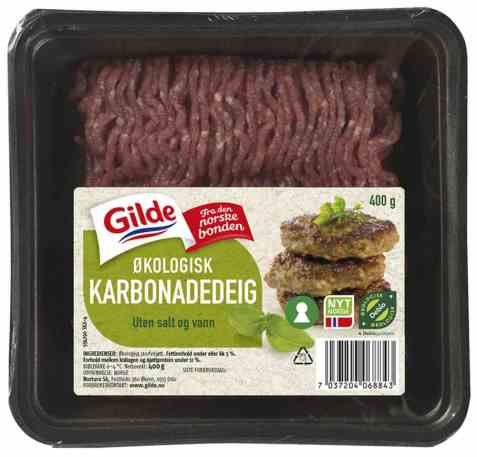 Bilde av Gilde økologisk karbonadedeig.