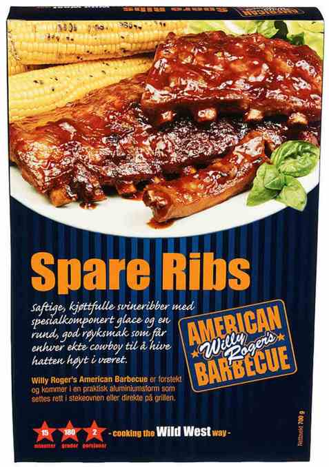 Bilde av Vossakjøt spareribs.