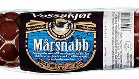 Bilde av Vossakjøt mårsnabb.