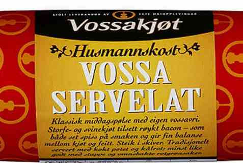 Bilde av Vossakjøt servelat.