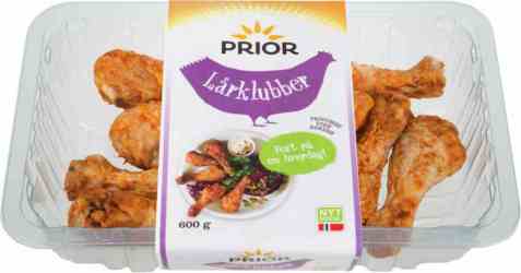 Bilde av Prior Kylling grillede lårklubber.