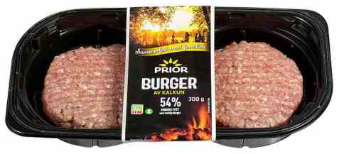 Bilde av Prior kalkunburger.