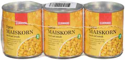 Bilde av Eldorado maiskorn 3x198 gr.