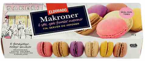 Bilde av Eldorado makroner.