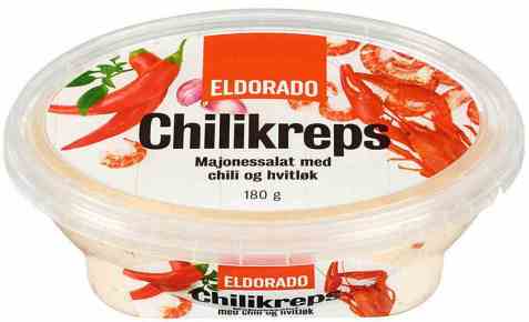 Bilde av Eldorado chilikreps salat.