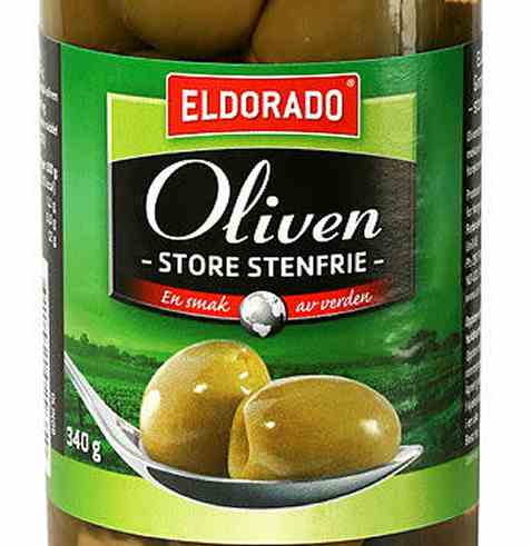 Bilde av Eldorado oliven grønne store uten sten.