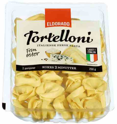 Bilde av Eldorado tortelloni med ost.