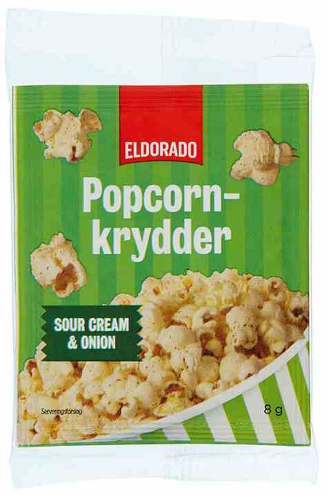 Bilde av Eldorado popcornkrydder sourcream and onion.