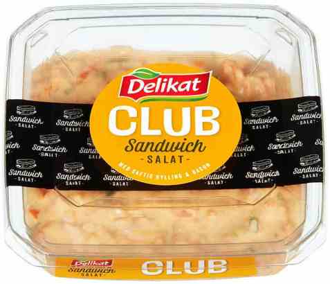 Bilde av Delikat Club sandwich salat.