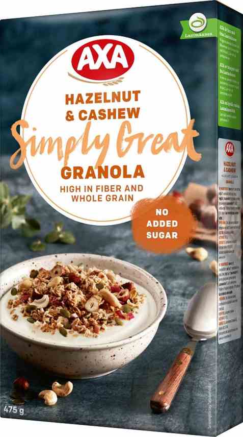 Bilde av Axa granola hazelnut and cashew.