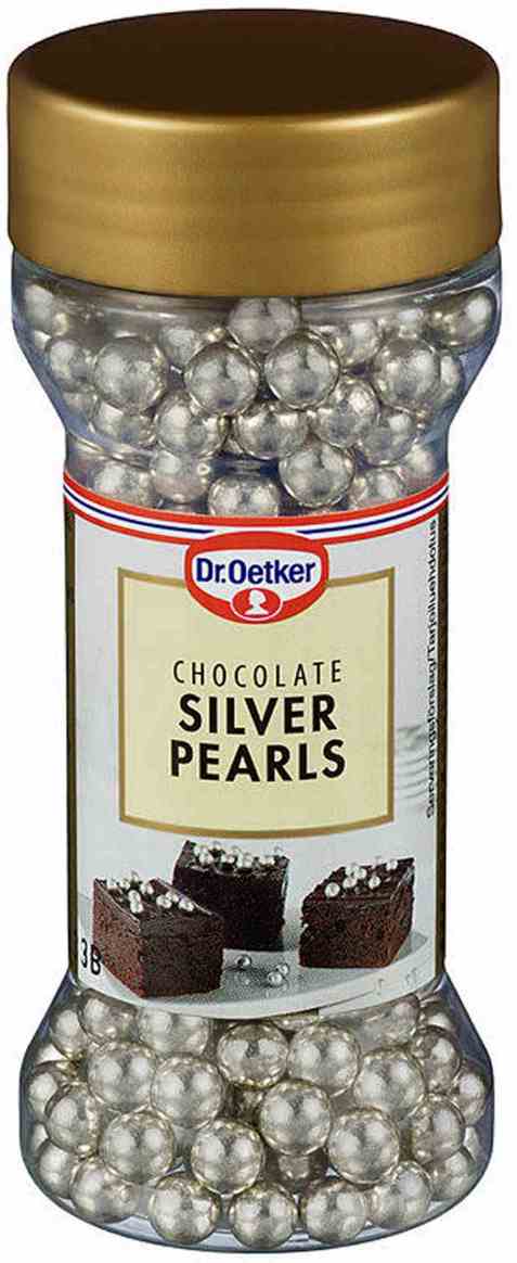 Bilde av DrOetker sølvperler.
