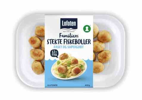 Bilde av Lofoten Familiens stekte fiskeboller.