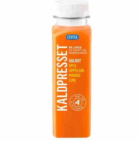 Bilde av Cevita kaldpresset juice av gulrot appelsin og mango.